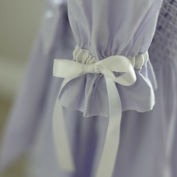 Strasburg Dress Lavender Smocked Heirloom Spring Portrait RARE FIND Gorgeous - Picture 3 of 8